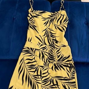 Yellow vacation jumpsuit